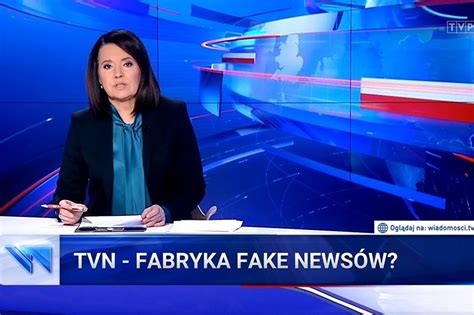 Fakty TVN odpowiadają na atak Wiadomości TVP Oświadczenie na żywo