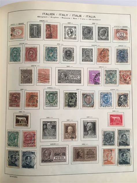 Italië Spanje en Groot Brittannië Oude collectie postzegels Catawiki