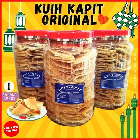 Kuih Kapit Original Biscuit Sepit Crunchy Love