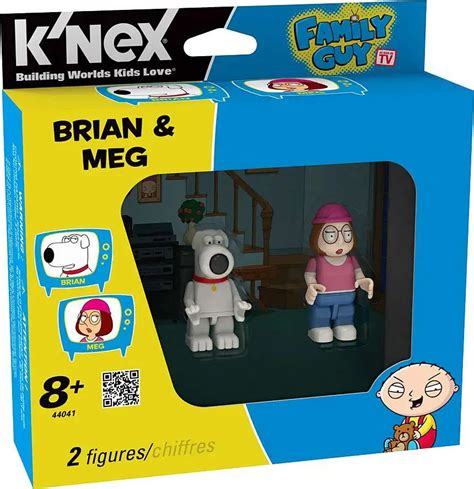 KNEX Family Guy Brian Meg Minifigure 2-Pack 44041 - ToyWiz