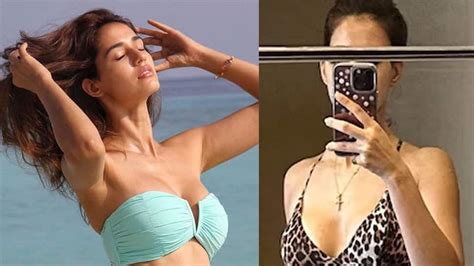 Disha Patani Loses Tiger Print Bikini Set Flaunts Toned Body In Now