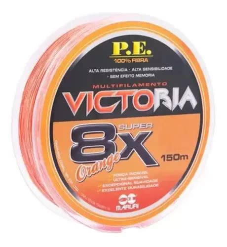 Linha Multifilamento Victoria X Laranja Mm Lb M Mercadolivre