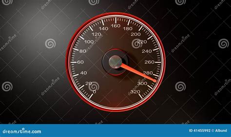 Speedometer Red Fast Speed Stock Illustration Illustration Of Concept