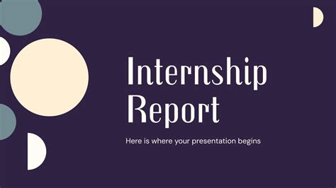 Internship Report Presentation