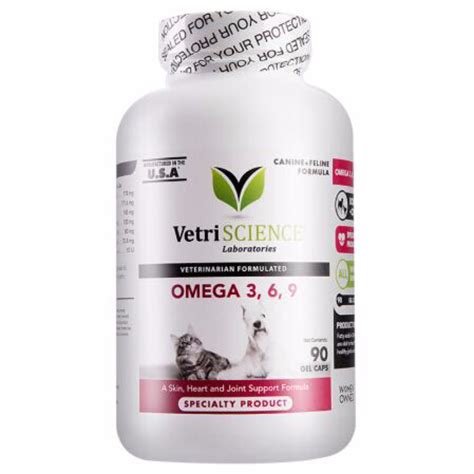 【皮膚心臟關節】vetriscience Omega 3 6 9 For Cats And Dogs 90粒裝 寵物用品 寵物衣服