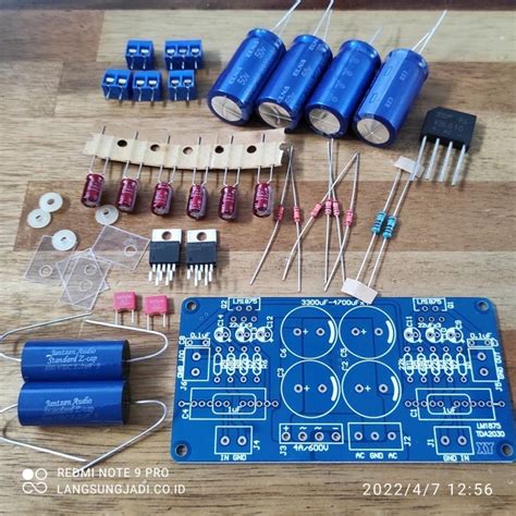 Jual 2x 20W Gainclone LM1875 Stereo Amplifier Kit 2 FR4 PCB Hi Grade