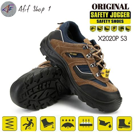 Jual Sepatu Safety Jogger X2020P S3 ORIGINAL Cokelat Muda Shopee