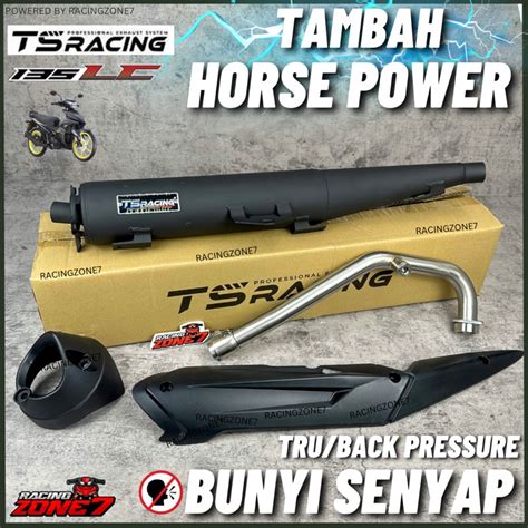 NEW TS RACING LC135 Super Back Tru Pressure Exhaust Pipe Angin