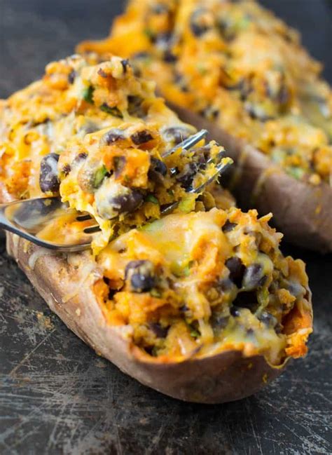 Vegetarian Mexican Stuffed Sweet Potatoes Recipe Gluten Free