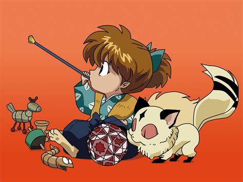 Inuyasha Shippo And Kirara By Predhator Anime Inuyasha Anime Characters