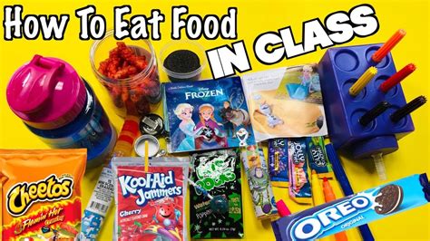 5 Genius Ways To Sneak Food Into Class Using Weird School Supplies