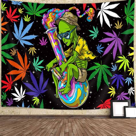 Trippy Weed Smoke Wallpaper