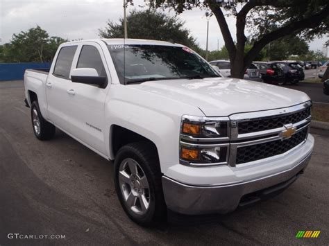 2014 Summit White Chevrolet Silverado 1500 Lt Crew Cab 4x4 87822512