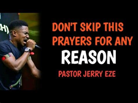 Tuesday Prophetic Prayer Declarations Pastor Jerry Eze Nsppd