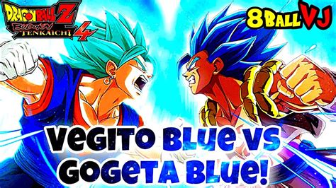 Dbz Budokai Tenkaichi 4 Gogeta Blue Vs Vegito Blue Youtube