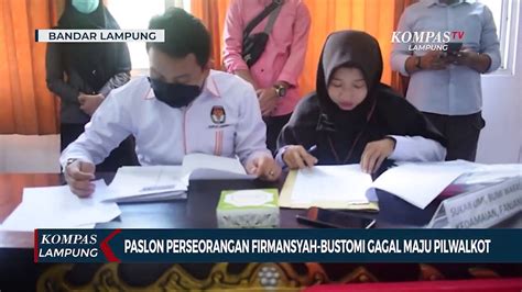 Paslon Perseorangan Firmansyah Bustomi Gagal Maju Pilwalkot Bandar