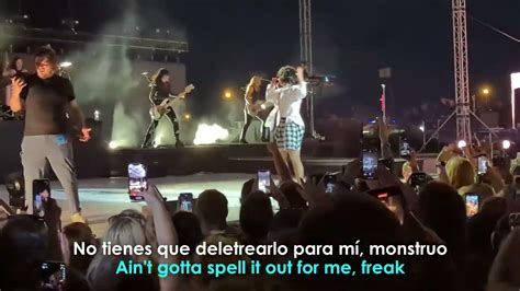 Demi Lovato FREAK Lyrics Español Live YouTube