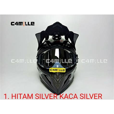 Jual Helm Helem Motor Pria Wanita Dewasa Keren Sni Helmet Jpx Cross