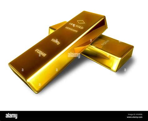 Shining Gold Bars Cut Out Stock Images And Pictures Alamy