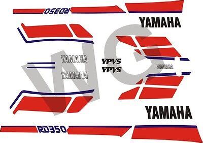 Yamaha Rd Lc Ypvs F Decal Kit Ebay