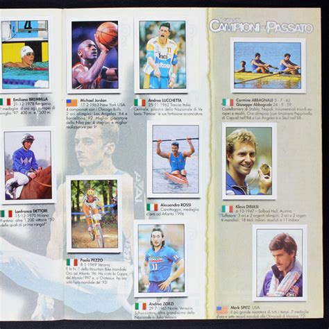 I Grandi Campioni Dello Sport Edigamma Sticker Album Sticker Worldwide