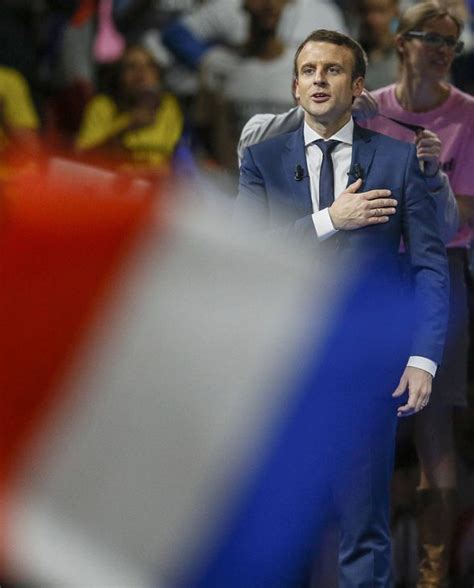 FRENCH ELECTION Le Pen Rival Macron Laughs Off Gay Affair Rumours World News Express Co Uk