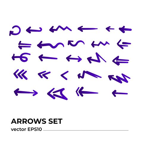 Premium Vector Arrows Vector Set