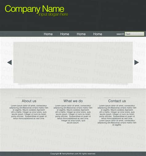 Simple website design by Daedalus-95 on DeviantArt