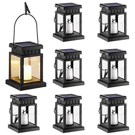 Gigalumi Pack Solar Hanging Lantern Outdoor Candle Effect Light