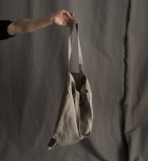 Linen Bag Farmers Market Bag Linen Pouch Rustic Linen Bag Boro - Etsy