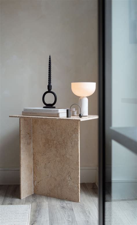 Diy Travertine Side Table