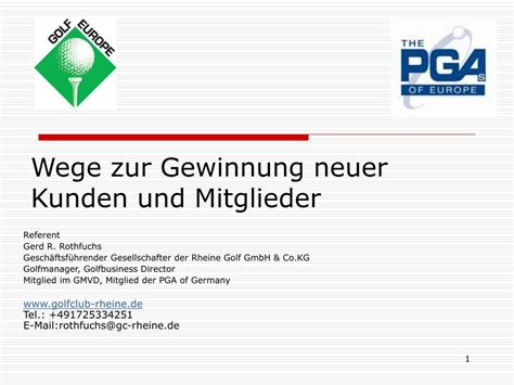 PPT Wege Zur Gewinnung Neuer Kunden Und Mitglieder PowerPoint