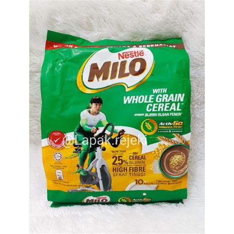 Jual Milo Active Go Whole Grain Sereal Malaysia Isi 10 Sachet Milo