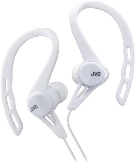 Amazon JVC HAEBX85W Inner Ear Sports Clip Headphone White