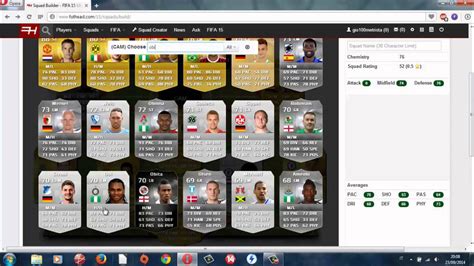 Squad Builder FUT 15 Barclays PL Nigeria Cheap And OP YouTube