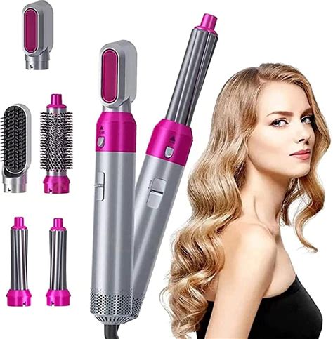 TangBao 5 in 1 Heißluft Haarstyler Föhn Kamm Wet Dry Lockenstab