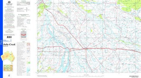 Julia Creek SF54 - 03 Map by Geoscience Australia | Avenza Maps