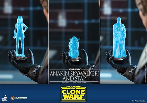 Hot Toys Tms Star Wars The Clone Wars Th Scale Anakin Skywalker And Stap
