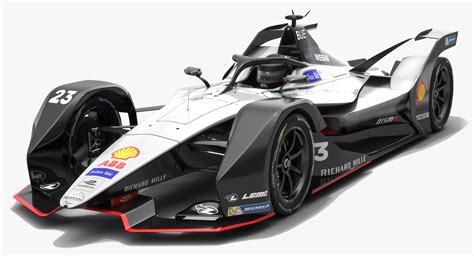 Nissan E Dams Formula E Season 2018 2019 3D Model 89 3ds Dxf Fbx