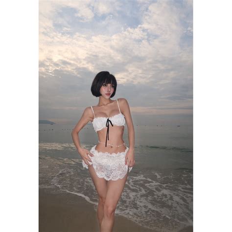 Set O Croptop Bikini Ren G N N Ch N V Y Miniskirt Ren Kh Ng K M Qu N Sandy Set Amelie