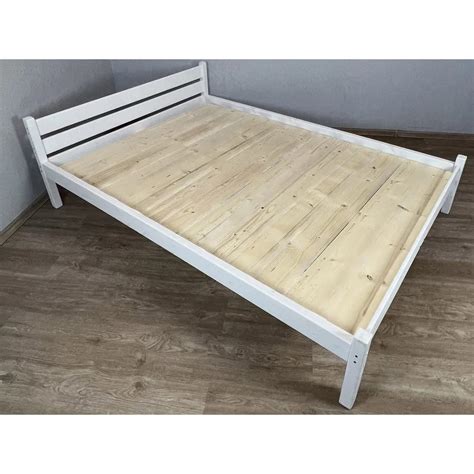Полутороспальная кровать Solarius Классика из массива сосны, со ...