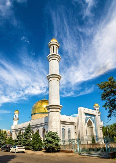 Premium Photo View Of The Central Mosque Of Almaty In Kazakhstan