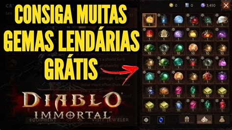 Como Pegar Muitas Gemas Lend Rias Gr Tis E R Pido No Diablo Immortal