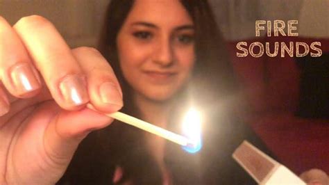 Asmr Lighting Matches Fire Crackling And Sizzling No Talking Youtube