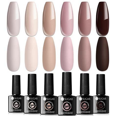 Ur Sugar Uv Nagellack Nudefarben Braun Gel Set Farben Shellac Nude