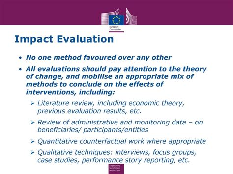 Commission Guidance And Support On Counterfactual Impact Evaluation