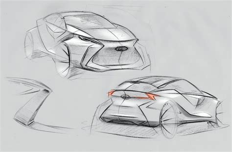 Lexus Lf Sa Concept Explained By Its Designers Car Design Sketch Car