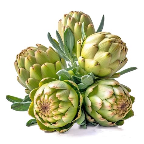 Premium Ai Image Closeup Shot Of Fresh Artichokes