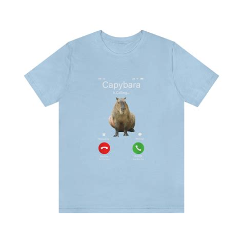 Capybara Calling Funny T-shirt, Capybaras Lovers Gift, Largest Rodent
