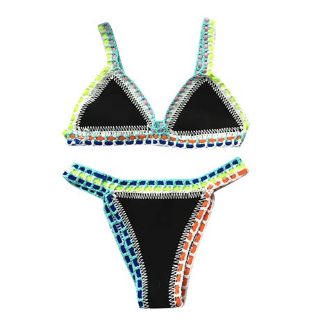 Asqwmvz Bikini Sets For Women Women S Knitted Seashell Triangle